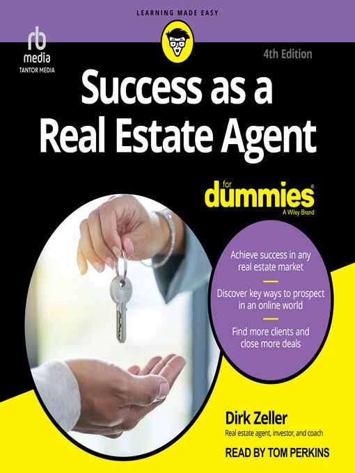 Title details for Success as a Real Estate Agent For Dummies by Dirk Zeller, CEO - Wait list